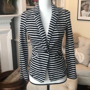 Knit Black and White Blazer Nordstrom